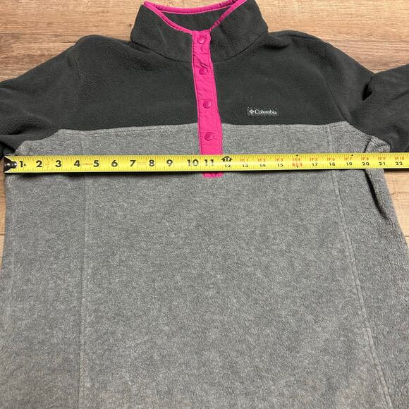 Columbia Women’s Fleece Pink & Gray Jacket - XL - Picture 7 of 8